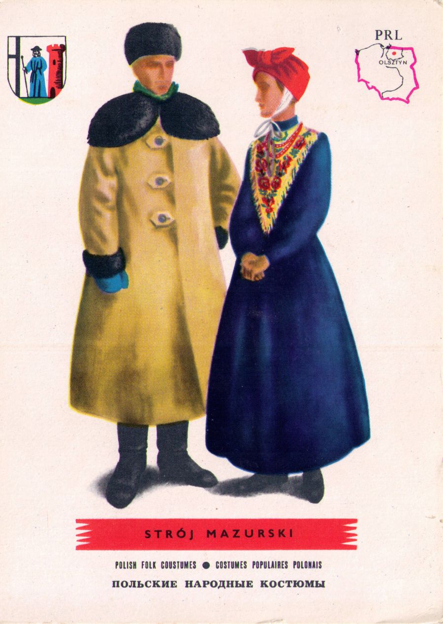 Strój mazurski Informacja Turystyczna w Mrągowie